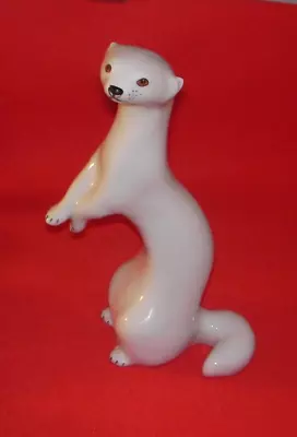 Buy Lomonosov China White Mink Vintage Figurine • 4.99£