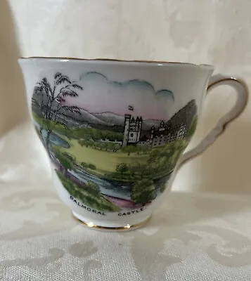 Buy Vintage BALMORAL CASTLE CUP  By Royal Stafford Made In England - Bone China • 4.70£