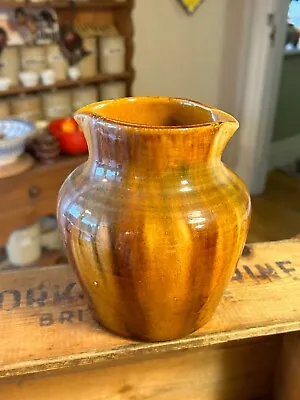 Buy Vintage Belgian / French Drip Glaze Art Pottery Jug / Vase – Great! • 9.99£