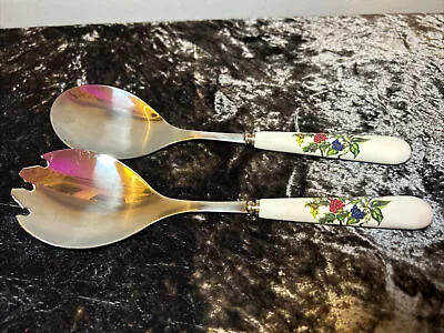 Buy Portmeirion Holly And Ivy Set Of 2 Salad Servers RRP £16.10 • 12£