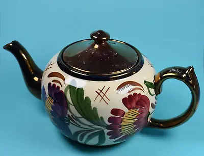 Buy 1938-50 Wade Heath Teapot, England, Floral  Ware 4883 • 30.30£