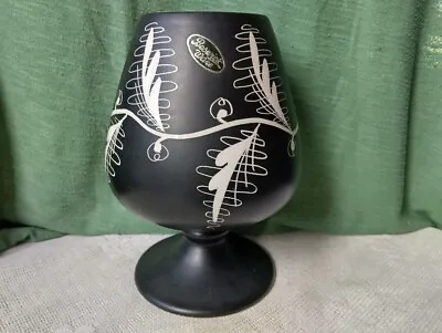 Buy Beswick Model 1656 Goblet Vase Black And White Vine Design • 25£