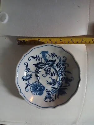 Buy Blue Danube Porcelain China Blue Onion Flat Tea Cup & Saucer Set Of 2 Japan VTG • 14.41£