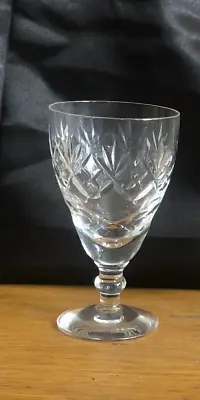 Buy 1X Royal Doulton Crystal Glass Large Claret Red Wine Georgian Cut 4.8  / 12cm • 17.99£
