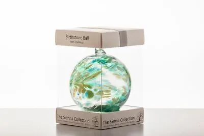 Buy May Birthstone  Emerald Sienna Glass Hand Crafted Glass Ball  Present Gift • 14.99£