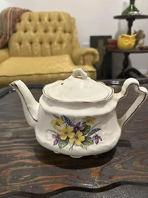 Buy Vintage Arthur Wood Teapot Flowers England #5661 Tea Pot • 19.21£