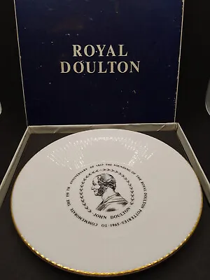 Buy Royal Doulton Commemorative 150th Anniversary John Doulton Dish 1815 - 1965 • 5£