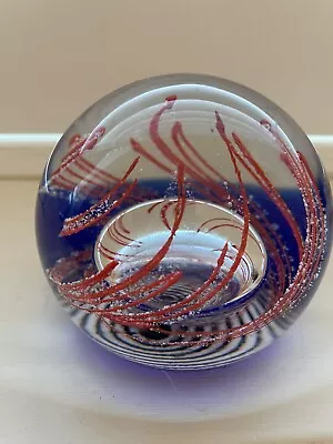 Buy Limited Edition Caithness Glass Paperweight  Scarlet Fandango  • 35£