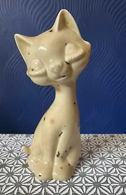 Buy Vintage Cat| Mid Century Fosters Studio Pottery | Abstract Cat Speckled Pattern • 14.50£