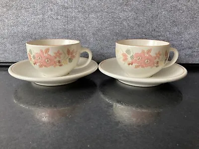 Buy Vintage  Boots 'Hedge Rose'  Set Of Two   Tea Cup & Saucer . • 4£