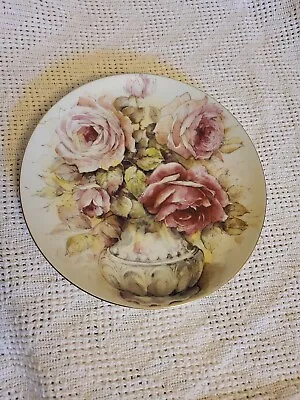 Buy Duchess Luncheon Plate Fine Bone China Starter Plate Or Salad Plate Pink Roses • 24.99£