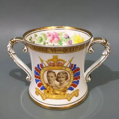 Buy Shelley Bone China King George Vl Coronation Loving Cup 1937 • 34.95£