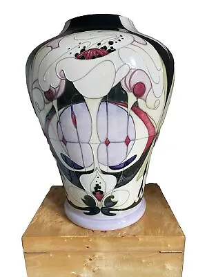 Buy Moorcroft Very Large Limited Edition 14/25 White RoseBy Emma Bossons 40cm’s Tall • 545£