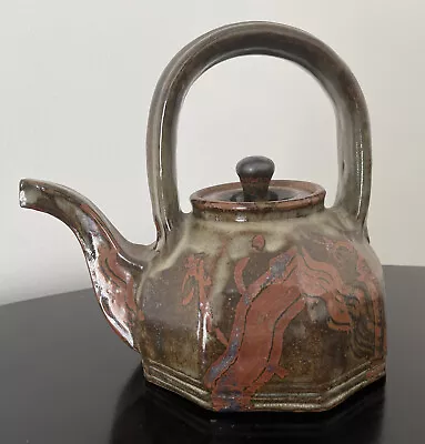 Buy John Glick Mid Century Modern Plum Tree Art Pottery Teapot • 911.09£