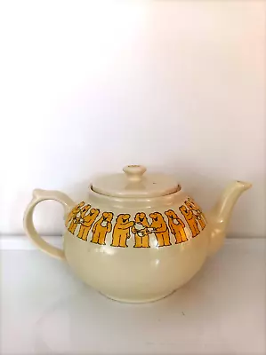 Buy Vintage Wade Royal Victoria Pottery Country Life Butter Ceramic Yellow Teapot • 4.99£