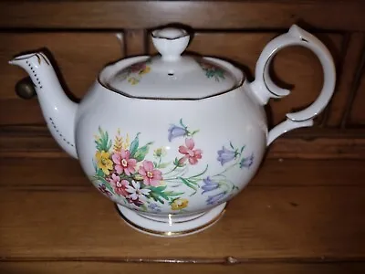 Buy A Bone China Tea Pot 1.5 Pint Queen Anne Old Country Spray Great Cond • 24.99£