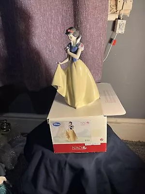Buy Disney Nao Porcelain By Lladro Figurine Snow White 2001680 Was £180 • 99£