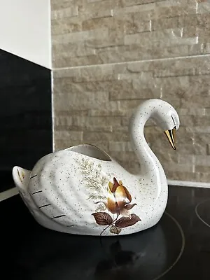 Buy Kernewek Pottery Goonhavern Swan Vase Jug • 0.99£