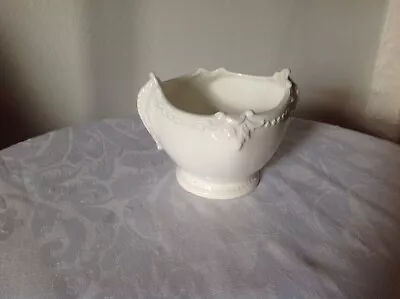 Buy Coalport Roman Small Bowl / Vase White Embossed Bone China England • 9.95£