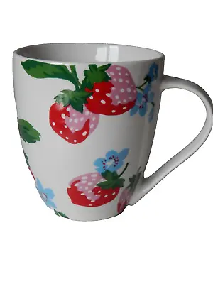 Buy Cath Kidston Mug Strawberry Crush Queens  Large Coffee Mug Fine China 11cm Tall • 18£