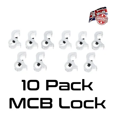 Buy 10 Pack MCB Lock Off Device - Miniature Circuit Breaker Lock Out - *UK Supplier* • 10.95£