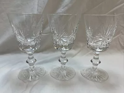 Buy Edinburgh Crystal Wine Glasses - “Star Of Edinburgh” Pattern • 9.99£