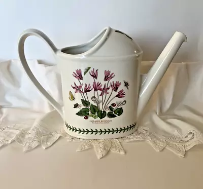 Buy Portmeirion BOTANIC GARDEN Narcissus/Cyclamen Watering Can Porcelain • 85.15£