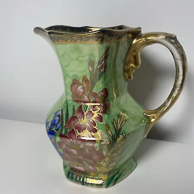 Buy Vintage Maling Ware Floral Lustre Jug / Pitcher - Ringtons Tea Newcastle - 7.75  • 25£