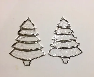 Buy Stained Glass Christmas Trees X 2. Tree Decoration. Sun Catcher. Handmade.  • 6£