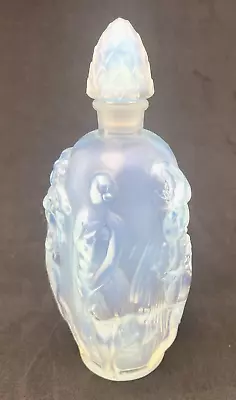Buy Sabino Opalescent Art Glass Perfume Bottle Nude Dancing Nymphs Art Nouveau • 180.25£