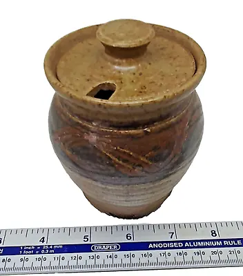 Buy Cornish Studio Pottery Jam Pot - Calenick Pottery Truro • 5£
