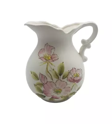 Buy Handpainted Pitcher With Pink Flowers, CMC Japan • 14.60£