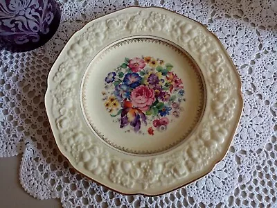 Buy Vintage, Crown Ducal , 25,5 Cm Or 10  Dinner Plate With Embossed Border • 20£