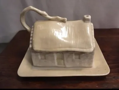 Buy Belleek Irish Covered Cottage Butter/cheese Dish With Underplate • 71.15£