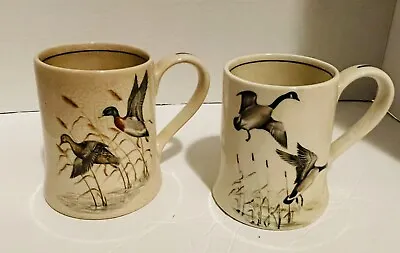 Buy Grays HANLEY  ENGLAND Pottery Set Of 2 Mugs Error Double Marked • 24.65£