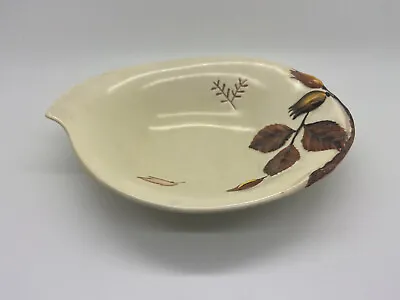 Buy Vintage Carlton Ware Cream Decorative Bowl With Brown Leaves Australian Design  • 13.20£