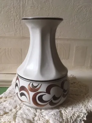 Buy Vintage E Radford Hand Painted Vase Circa 1960s (on Wood's Blank) • 16.75£