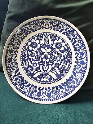 Buy Vintage Myott Provence Blue White Dinner Plate • 4.99£