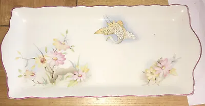 Buy Rare Old Foley James Kent Staffordshire China Tray Floral • 9.99£