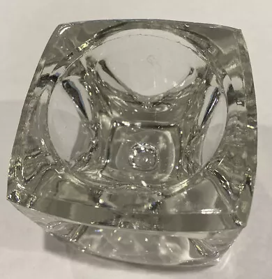 Buy Vintage Czech Glass Cube Candle Holder By Rudolf Jurnikl • 13.28£