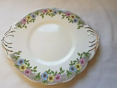 Buy Salisbury China,  Cake/Sandwich Plate, Flower Design  Stanhope  • 4£