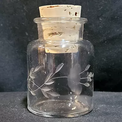 Buy NIB Vintage Princess House Heritage Crystal SPICE JAR W/ CORK STOPPER  #056 • 7.55£