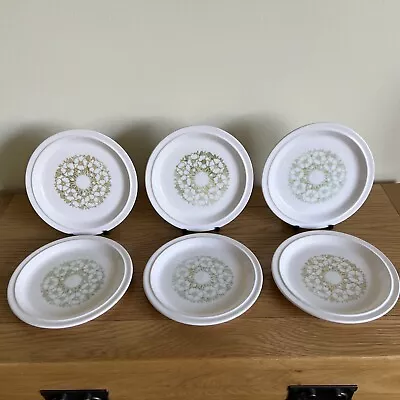 Buy Hornsea Pottery Fleur Side Plates X 6 Vintage Very Good Condition • 9£