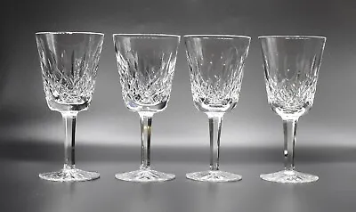 Buy Set Of 4 Vintage Waterford Crystal Lismore White Wine Glasses - Height 5.5  • 44£