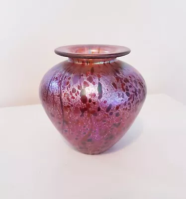Buy Isle Of Wight Glass Vase - Summer Fruits/Cranberry. Original Label • 20£