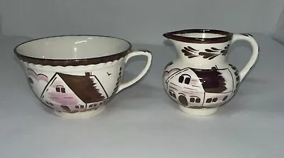 Buy Gray's Pottery  Stoke On Trent England Lustre Ware Cup &  CreamerExcellent Cond. • 13.28£