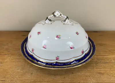 Buy Antique Muffin Dish By Cauldon, England, Ditsy Rose Pattern • 19.50£