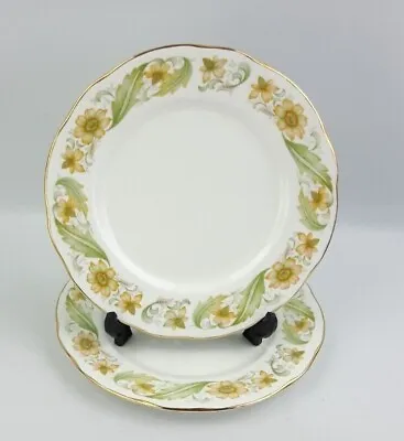 Buy Duchess Greensleeves - 2x Bone China 21cm Salad Side Plates - Excellent • 7£