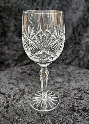 Buy Edinburgh Crystal Wine Glass  Hand Cut In The Royal Pattern - 18.5cm • 19.99£