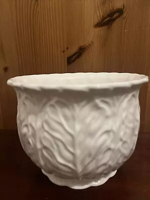 Buy Coalport Countryware (wedgwood) Vintage White Bone China Plant Pot Planter Rare • 30£